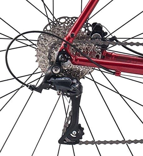 Diamondback Bicycles Haanjo 3 Gravel Adventure Road Bike, 50cm Frame, Red, 50cm/X-Small