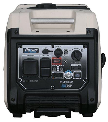 Pulsar 4,000W Portable Gas-Powered Quiet Inverter Generator with Remote Start & Parallel Capability, CARB Compliant, PG4000iSR