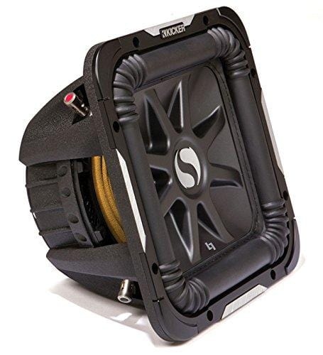 Kicker S12L7 Car Audio Solobaric L7 Square 12" Sub Dual 2 Ohm 1500W 11S12L72 Subwoofer L7S12