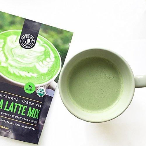Jade Leaf - Organic Japanese Matcha Latte Mix - Cafe Style Sweetened Blend - Sweet Matcha Green Tea Powder [150g pouch]