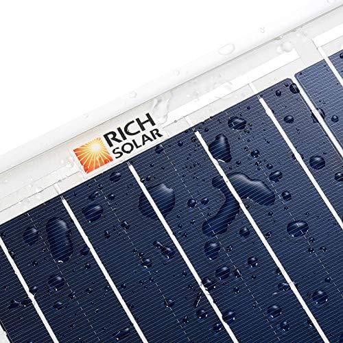 Richsolar 100 Watt Polycrystalline 100W 12V Solar Panel High Efficiency Poly Module RV Marine Boat Off Grid