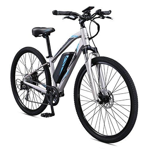 Schwinn Sycamore 350 Watt hub-drive, mountain/hybrid, electric bicycle, 8 speeds, wheel size Womens size (Small)