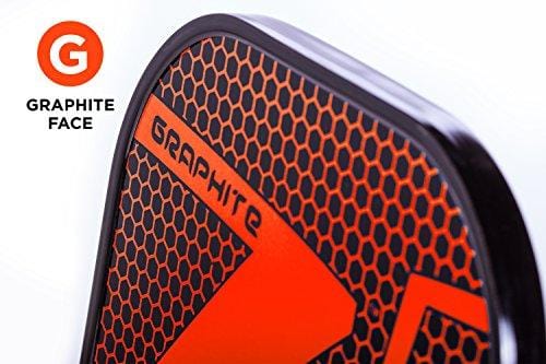 ONIX Graphite Z5 Pickleball Paddle (Graphite Carbon Fiber Face with Rough Texture Surface, Cushion Comfort Grip and Nomex Honeycomb Core for Touch, Control, and Power)