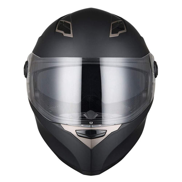 AHR DOT Motorcycle Full Face Helmet Dual Visors Sun Shield Lightweight ABS Motorbike Touring Sports