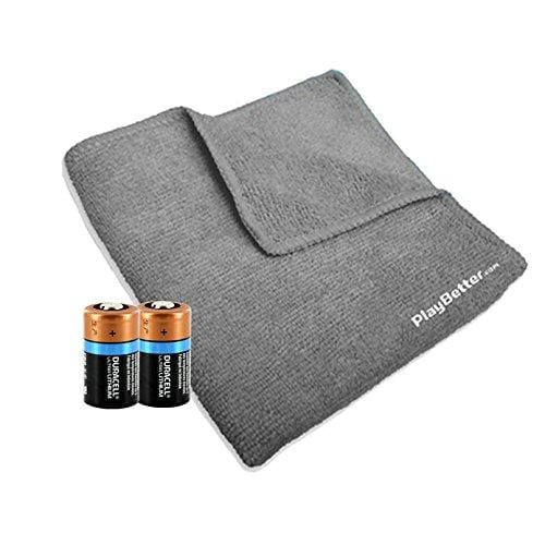 Callaway 250 Golf Rangefinder BUNDLE | Includes Golf Rangefinder with Carrying Case, Magnetic Golf Cart Mount, PlayBetter Microfiber Towel and Two (2) CR2 Batteries