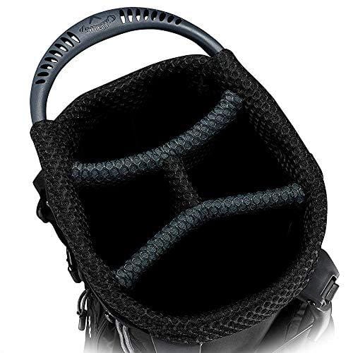 Callaway Golf 2019 Hyper Lite Zero Stand Bag, Black/Titanium/White, Double Strap