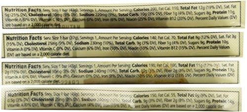Epic Bar Bison Bacon Sampler - (Pack of 12)- (6 Bison Bacon Cranberry, 2 Beef Habanero Cherry, 2 Lamb Currant Mint, 2 Turkey Almond Cranberry)