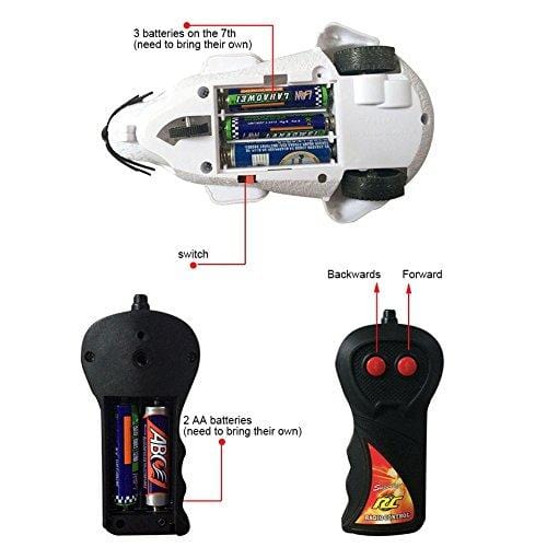 Patgoal Rat Toy for Cat, RC Funny Wireless Electronic Remote Control Mouse Rat Pet Toy for Cats Dogs Pets