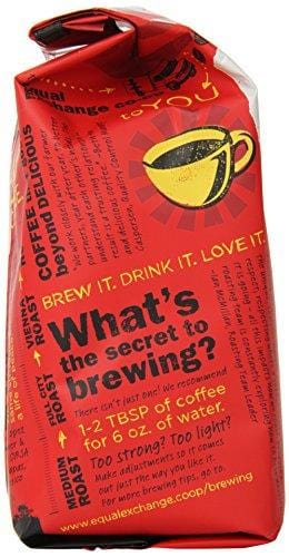 Equal Exchange Organic Ground Coffee, Breakfast Blend, 12-Ounce Bag