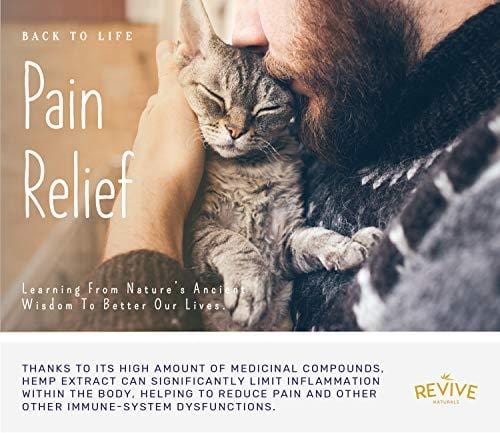 Organic Hemp Oil Extract for Dogs & Cats - 250MG - Helps Relief Joint Pain, Anxiety & Hips Pain for Dog & Cat. Pets Calming Treats. Zero THC, Full Spectrum Hemp Extract, Natural Arthritis Supplement.