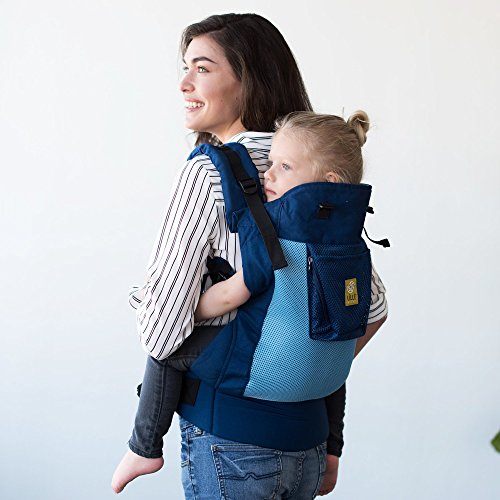 LÍLLÉbaby CarryOn Airflow 3-in-1 Ergonomic Toddler & Child Carrier, Blue/Aqua - 20 to 60 lbs