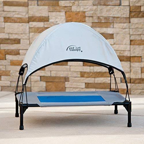 K&H Pet Products Pet Cot Canopy Medium Gray 25" x 32"