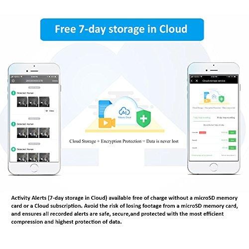 Clever Dog HD Pet Camera, Wifi Home Camera with Night Vision, SD Card Alarm Recording and Cloud Storage, Wide Angle, Two-way Audio, , AI Motion Alerts with iOS, Android App for Home/Baby/Pet Monitor