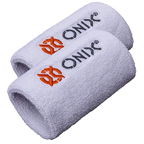 Onix Pickleball Sweat Absorption Wristband — White