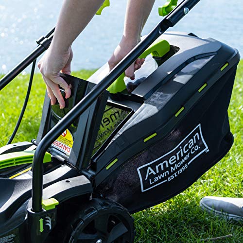 American Lawn Mower Company 50514 14-Inch 11-Amp Corded Electric Lawn Mower, Black