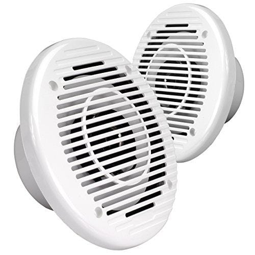 Magnadyne WR85W MARINE WATERPROOF 6 1/2 INCH 2-WAY SPEAKER (Sold as a pair in white)