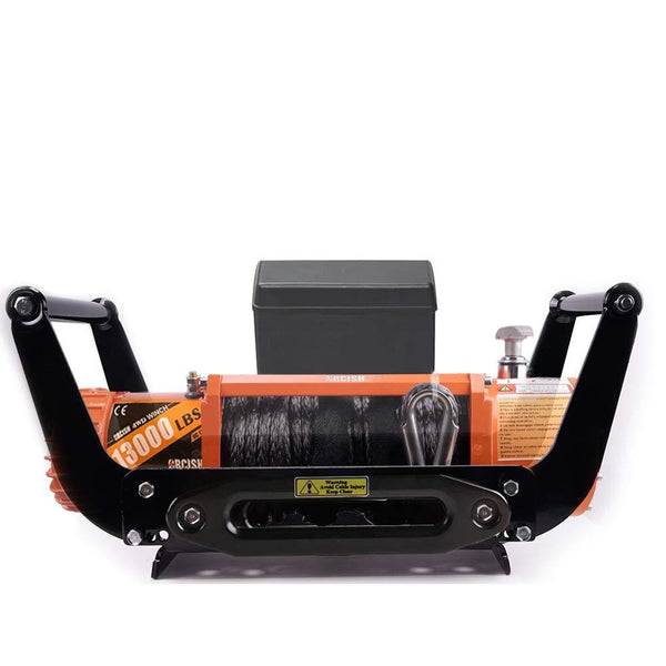 ORCISH Bumper Hitch Receiver Winch Mount Mounting Plate - 15000 Lb Capacity ...