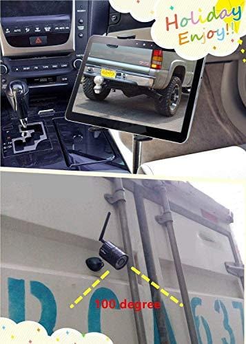 EsiCam Battery Backup Camera Wireless for Smart Phone Versatile Used for RV Travel Trailer Hitch Tow Truck Home Security Baby Monitor Creative All in One Camera with Flash and Battery-EH05