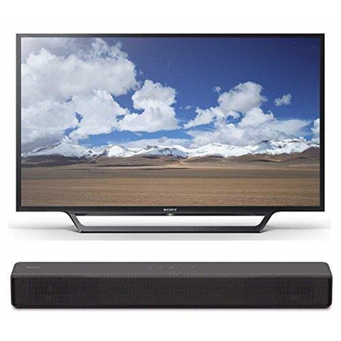 Sony KDL32W600D 32-Inch HD Smart TV S200F 2.1ch Soundbar with Built-in subwoofer (HT-S200F)