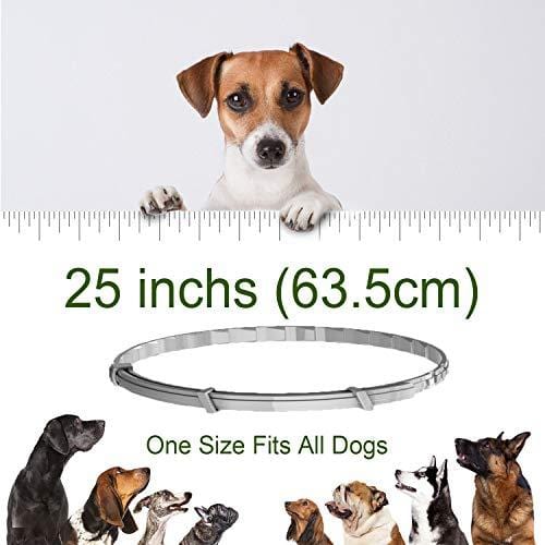 Fedciory Flea and Tick Prevention Collar for Dogs Up to 8 Months Protection Hypoallergenic and Waterproof Flea & Tick Control Adjustable Size Fits All Large Medium and Small Dog