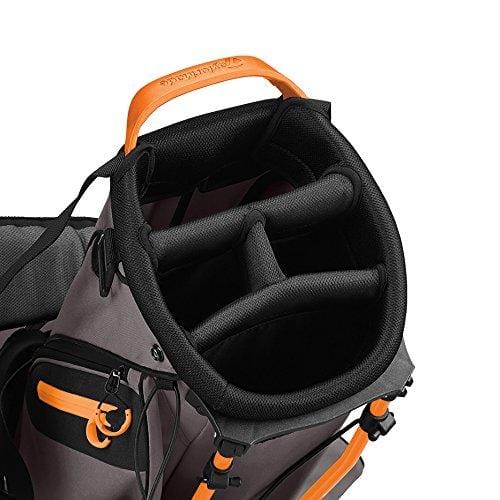 TaylorMade Golf Flextech Lite Stand Bag Gray/Orange (Grey/Orange)