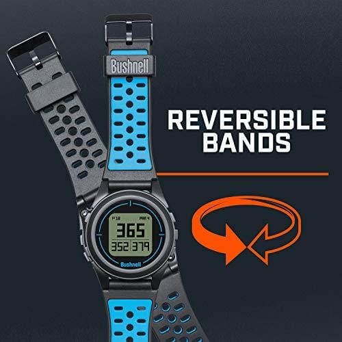 Bushnell Neo Ion 2 Golf GPS Watch, Black/Blue