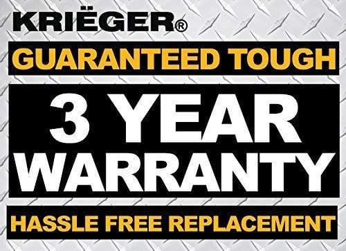 KRIËGER 1100 Watt 12V Power Inverter Dual 110V AC Outlets, Installation Kit Included, Automotive Back Up Power Supply For Blenders, Vacuums, Power Tools MET Approved According to UL and CSA.