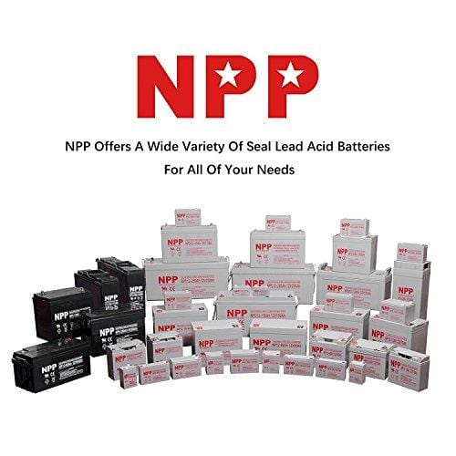 NPP NPD12-200Ah Rechargeable Deep Cycle 4D SLA 12V 200Ah Battery with Button Style Terminals