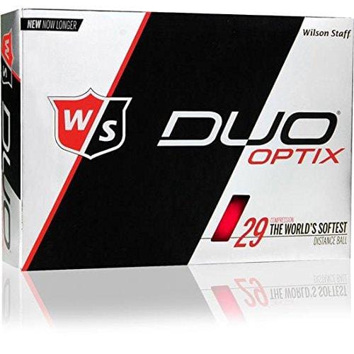 Wilson Staff Duo Soft Optix Matte Red Golf Balls