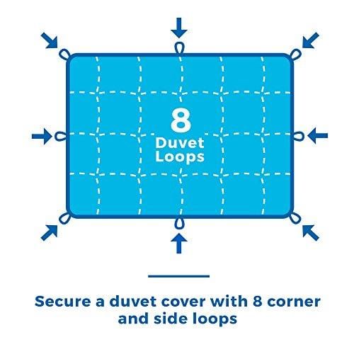 Linenspa All-Season Reversible Down Alternative Quilted Comforter - Hypoallergenic - Plush Microfiber Fill - Machine Washable - Duvet Insert or Stand-Alone Comforter - Stone/Charcoal - Queen