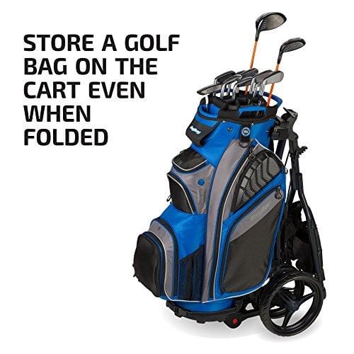 Bag Boy Golf Express DLX Pro Cart (Matte Black/Charcoal, ) [product _type] Bag Boy - Ultra Pickleball - The Pickleball Paddle MegaStore