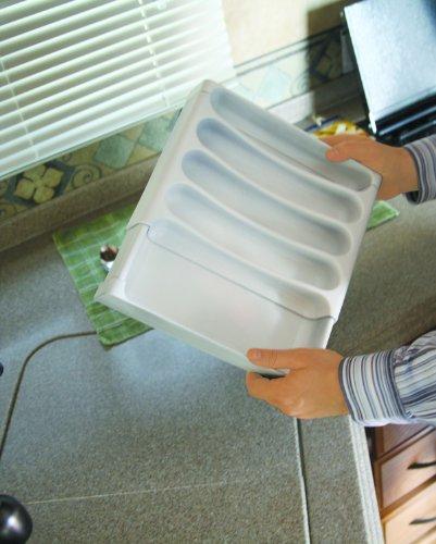 Camco Adjustable Cutlery Tray - Designed for RV and Compact Kitchen Drawers , Adjusts between 9" and 13" for An Easy Custom Fit -White (43503)