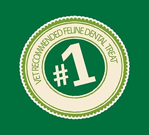 FELINE GREENIES Dental Natural Cat Treats Oven Roasted Chicken Flavor, 11 oz. Tub