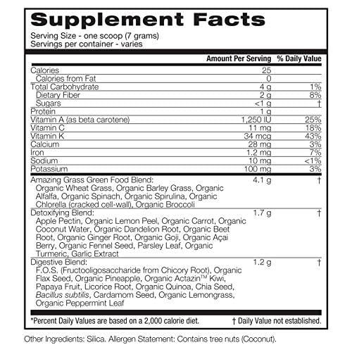 Amazing Grass Green Superfood Detox and Digest Cleanse Organic Powder