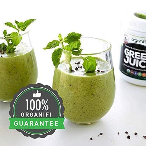 Organifi: Green Juice - Organic Superfood Supplement Powder - 30 Day Supply - USDA Certified Organic Vegan Greens- Hydrates and Revitalizes - Boost Immune System - Support Relaxation and Sleep