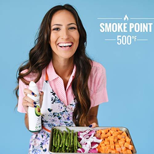 Chosen Foods 100% Pure Avocado Oil Spray 4.7 oz. (2 Pack), Non-GMO, 500° F Smoke Point, Propellant-Free, Air Pressure Only for High-Heat Cooking, Baking and Frying - Ultra Pickleball