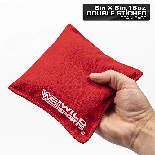 Wild Sports 2'x4'x4" Solid Wood Tournament Approved Cornhole Set