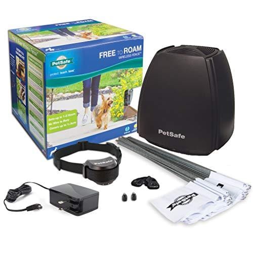 PetSafe Free to Roam Dog and Cat Wireless Fence - Above Ground Electric Pet Fence - from The Parent Company of Invisible Fence Brand
