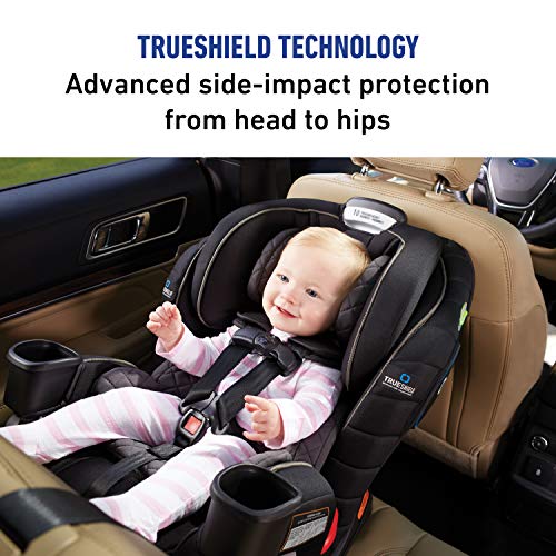 Graco Extend2Fit 3 in 1 Car Seat | Ride Rear Facing Longer with Extend2Fit, featuring TrueShield Side Impact Technology, Ion