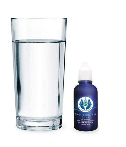 SilverDyne Water Purification Drops - 30ml (Treats 1200 Liters), Fast-Acting, Natural, Odorless/Tasteless - for Survival, Camping, and Emergencies