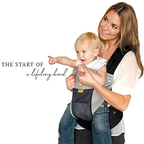 LÍLLÉbaby Complete Airflow Six-Position Baby Carrier, Charcoal/Silver