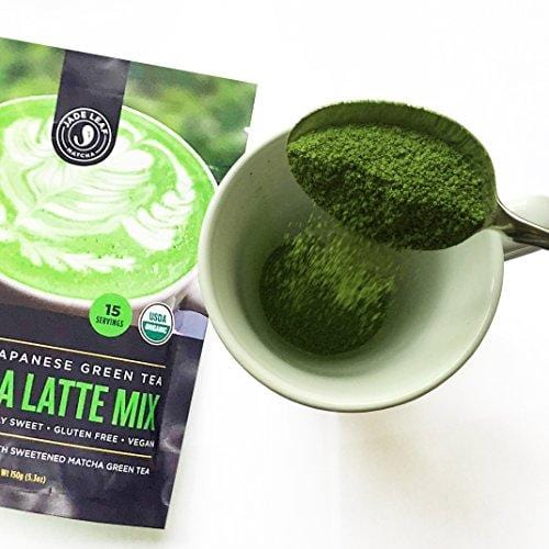 Jade Leaf - Organic Japanese Matcha Latte Mix - Cafe Style Sweetened Blend - Sweet Matcha Green Tea Powder [150g pouch]