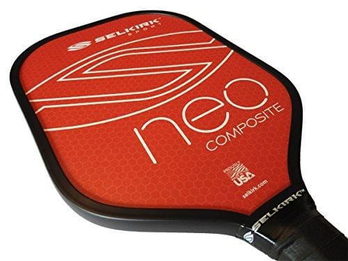 Selkirk NEO Composite Pickleball Paddle - USAPA Approved - PowerCore Polymer Core - Composite Surface - EdgeSentry Protection - ThinGrip Handle - Pickleball Racket/Racquet. (Red)