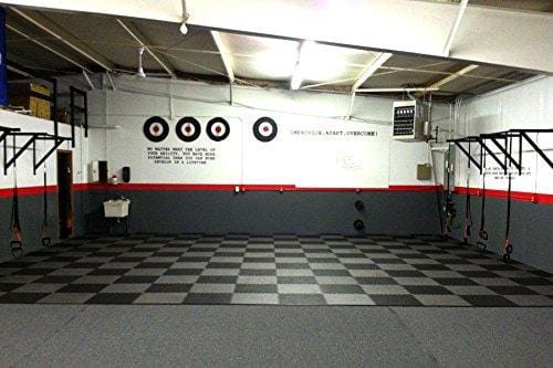 BalanceFrom 1" Extra Thick Puzzle Exercise Mat with EVA Foam Interlocking Tiles for MMA, Exercise, Gymnastics and Home Gym Protective Flooring, 72 Square Feet (Black)