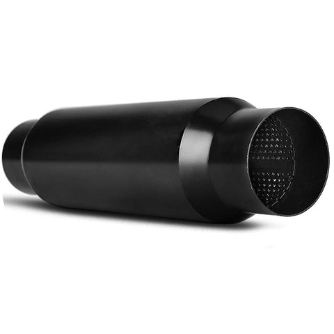 Universal Muffler 3" Inlet & 3" Outlet, AUTOSAVER88 Stainless Steel High Performance Race Welded 3" Exhaust Muffler for Truck, 16" Overall Length
