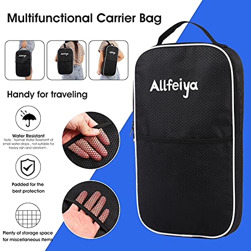 ALLFEIYA Pickleball Paddles Set of 2 Pickleball Paddles, 4 Pickleball Balls, 1 Bag and 2 Cooltowels ，Pickleball Paddles with Carbon Fiber Paddle Surface， Polypropylene Honeycomb Core, Edge Guard