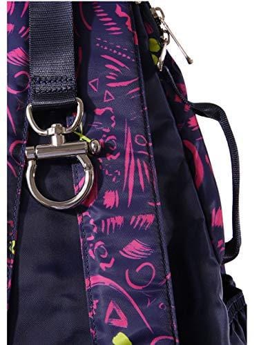 Pickleball Marketplace Ladies Printed Pickleball Backpack - Multi-Color"Prima Donna" Design - Great for Pickleball - Carries Pickleball Gear