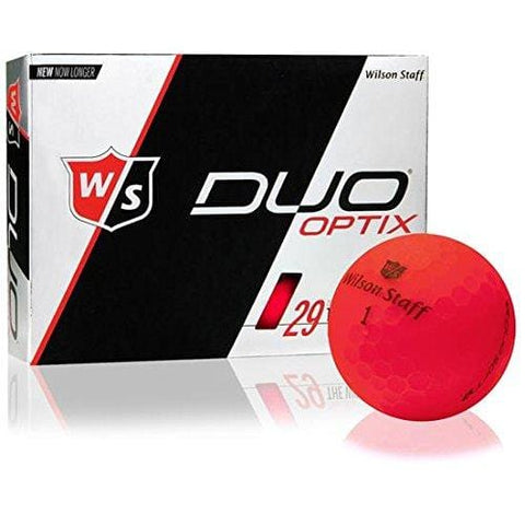 Wilson Staff Duo Soft Optix Matte Red Golf Balls