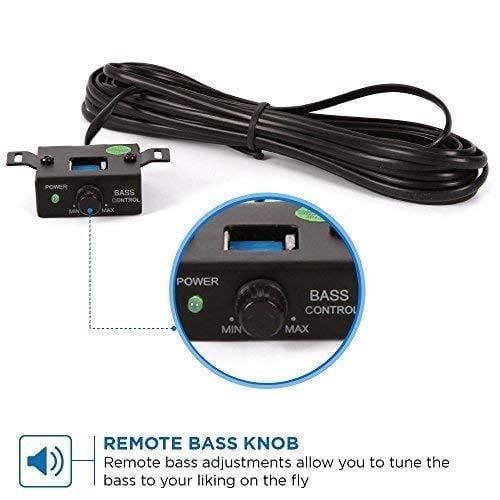 Belva 1000 watt Complete Car Subwoofer Package Includes Two (2) 10-inch Subwoofers in Ported Box, Monoblock Amplifier, Amp Wire Kit [BPKG210v2]