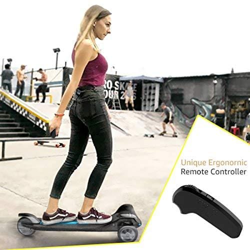 TOMOLOO Electric Skateboard and Three Wheels Electric Skateboard for MAX 265 lbs and Smart Electric Scooter Motorized Longboard with UL2272 Certified for Adults and Children